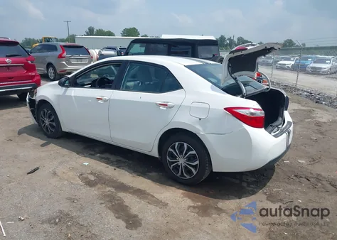 2016 Toyota Corolla Le из США, поврежденный, VIN 5YFBURHE2GP445809